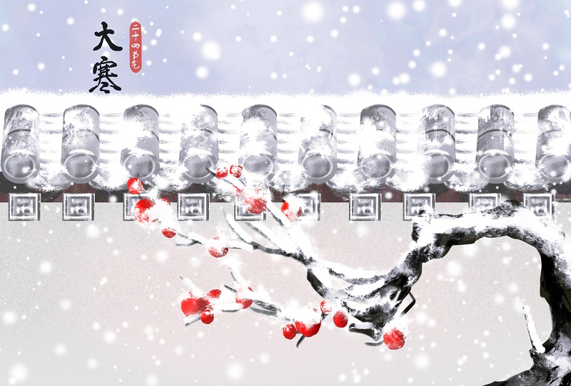 大寒：冬將盡，花可期，共盼春來